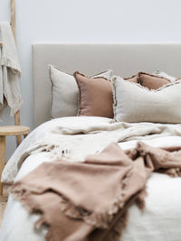 Petra Heavy Linen Cushion - Clay Cushions and Covers Wander & Wild 