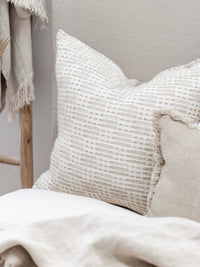 Kayla Weaved Linen Cushion Cushions and Covers Wander & Wild 