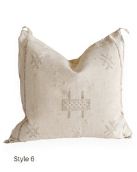 Cactus Silk Cushions - Ivory Wander & Wild 