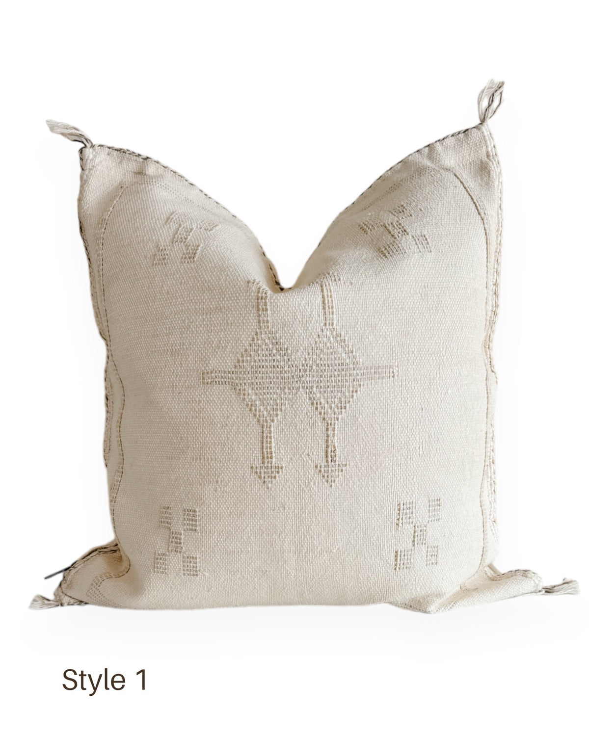 Cactus Silk Cushions - Ivory Wander & Wild 