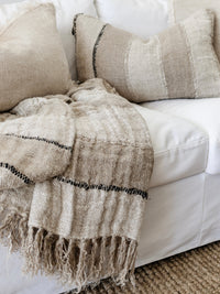 Retreat Linen Throw Throwrugs Wander & Wild 