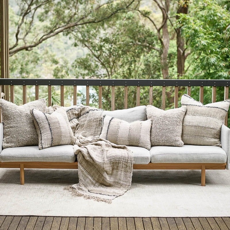 Retreat Linen Throw Throwrugs Wander & Wild 