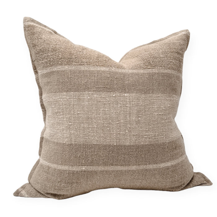 Kyoto Rustic Hand-loomed Linen Cushion Cushions and Covers Wander & Wild 