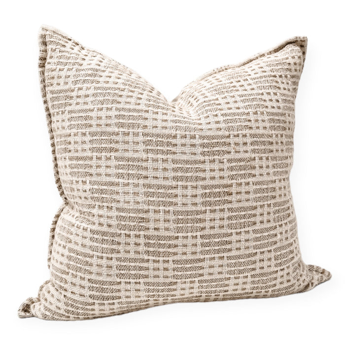 Kayla Weaved Linen Cushion Cushions and Covers Wander & Wild 