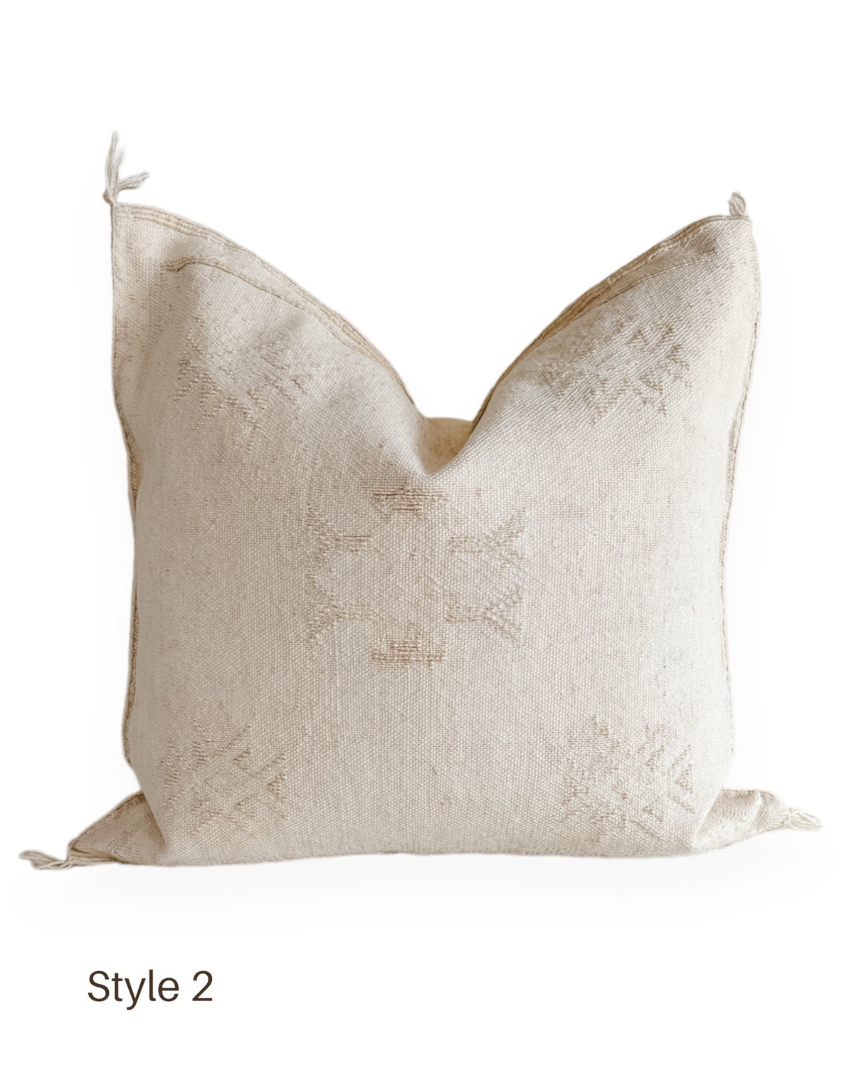 Cactus Silk Cushions - Ivory Wander & Wild 