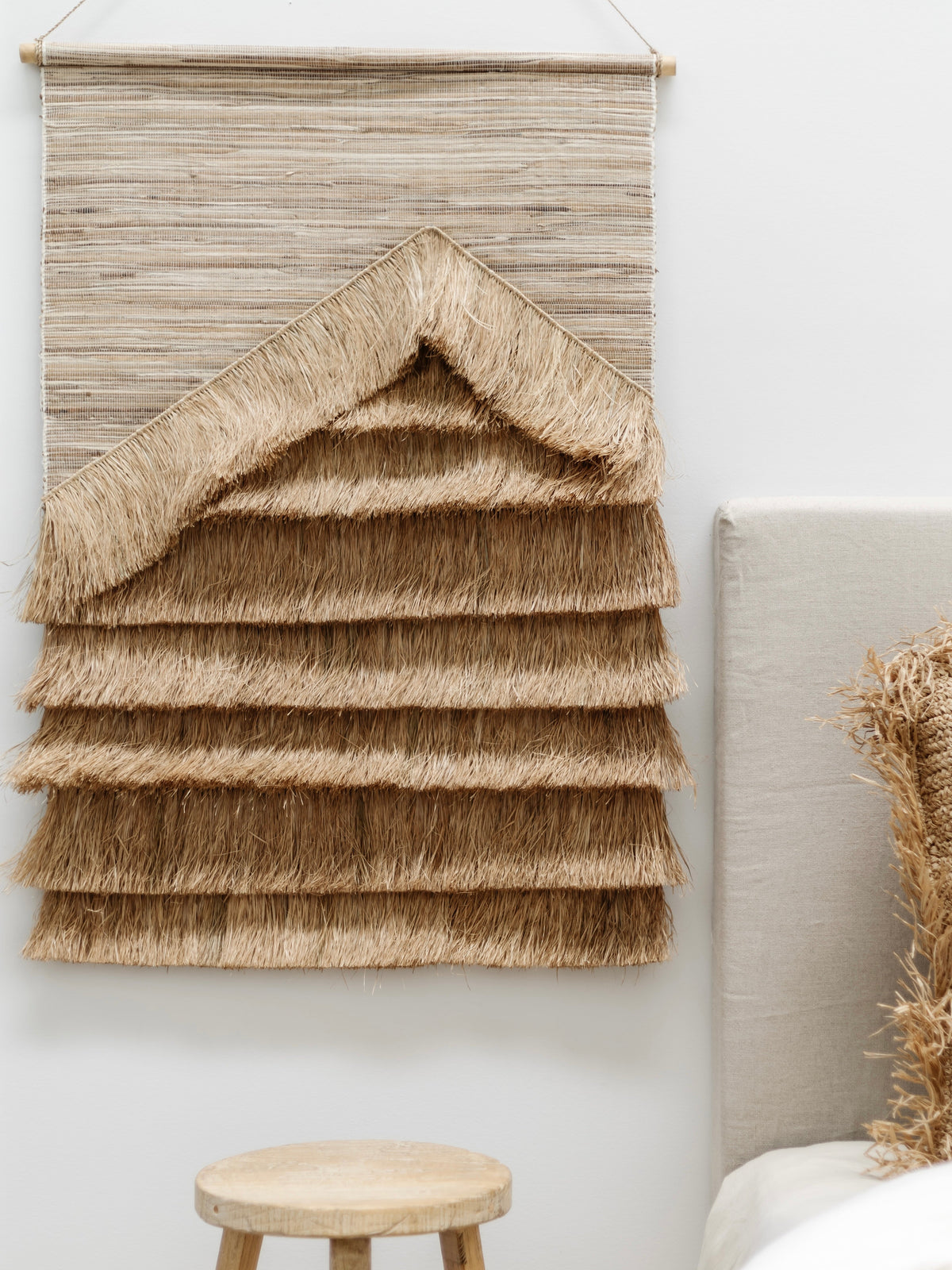 Kailani Woven Jute & Raffia Wall Hanging Wander & Wild 