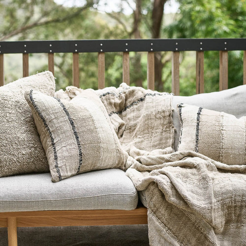 Retreat Linen Throw Throwrugs Wander & Wild 