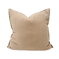 Remi Stonewashed Linen Cushion - Oak Cushions and Covers Wander & Wild 