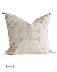 Cactus Silk Cushions - Ivory Wander & Wild 