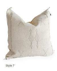 Cactus Silk Cushions - Ivory Wander & Wild 