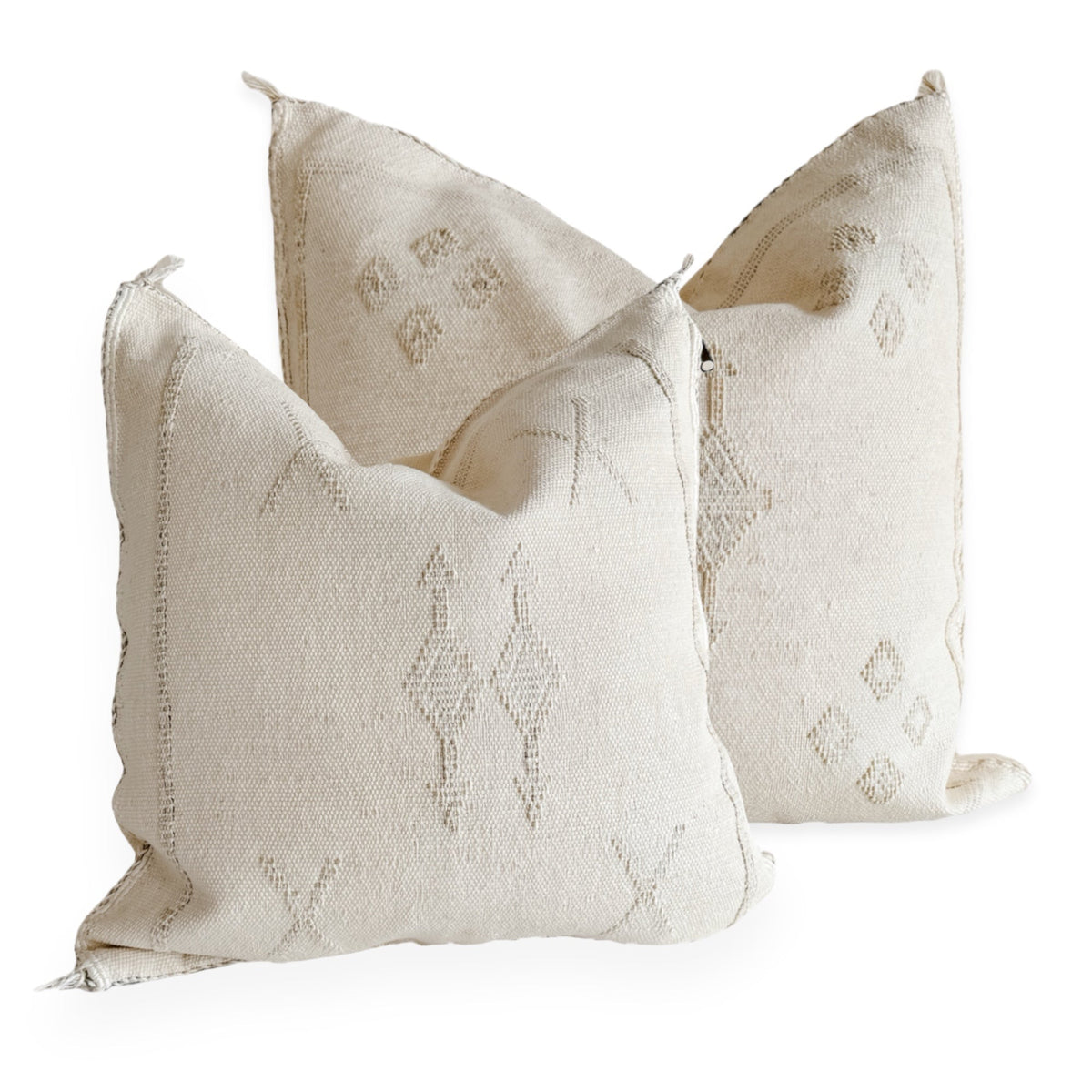 Cactus Silk Cushions - Ivory Wander & Wild 